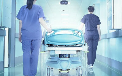 Is electrostatic spraying a disinfection system present in healthcare institutions?